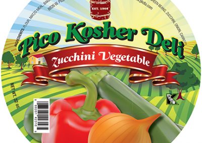 Pico Kosher Deli Zucchini Vegetable
